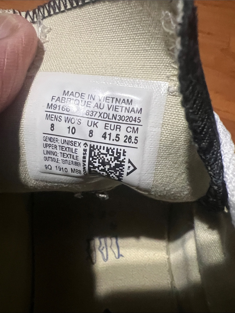 Converse Black and White Athletic Shoes - Picture 11 of 11